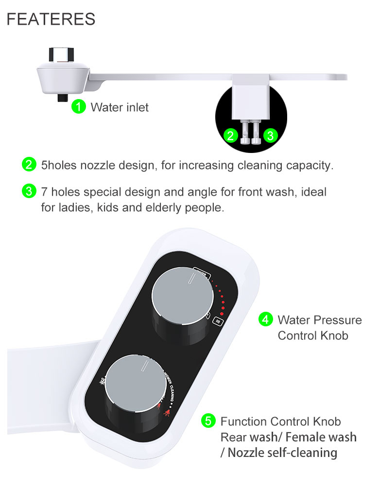 toilet bidet attachment