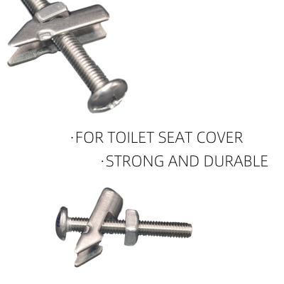 2pc Toilet Seat Top Fix Screws Fixings Universal Expanding Rubber ScrewVG YA60 